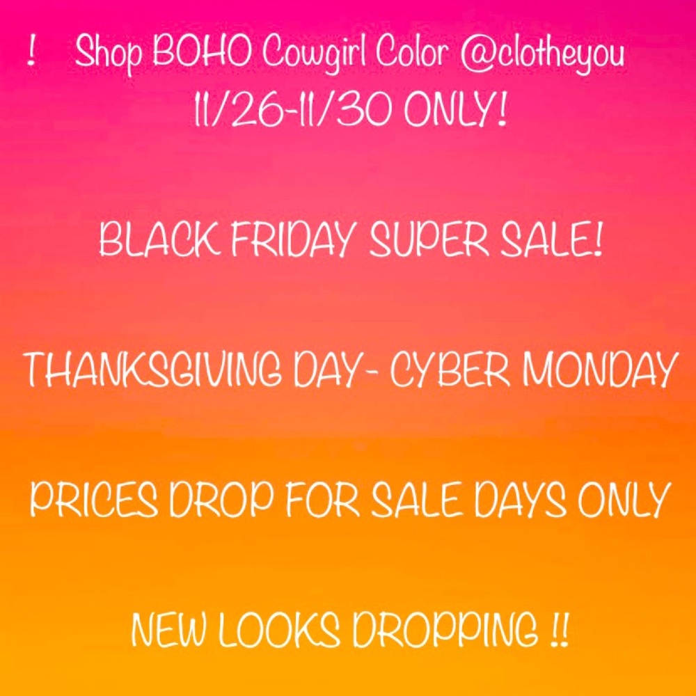 SALE HAPPENING NOW!!!!